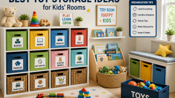 Best Toy Storage Ideas for Kids' Rooms in 2026