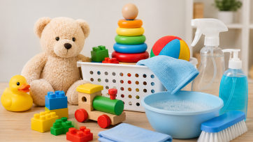 How to Clean and Disinfect Children's Toys Properly