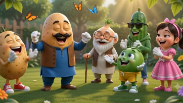 Brave Vegetable Heroes Explore the Hidden Crystal Forest