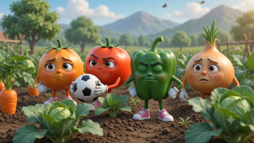 Mystic Crystal Cave Adventure with Fun Vegetable Friends