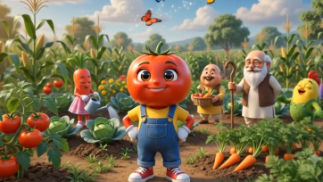 Magical Crystal Quest Begins with Brave Vegetable Friends